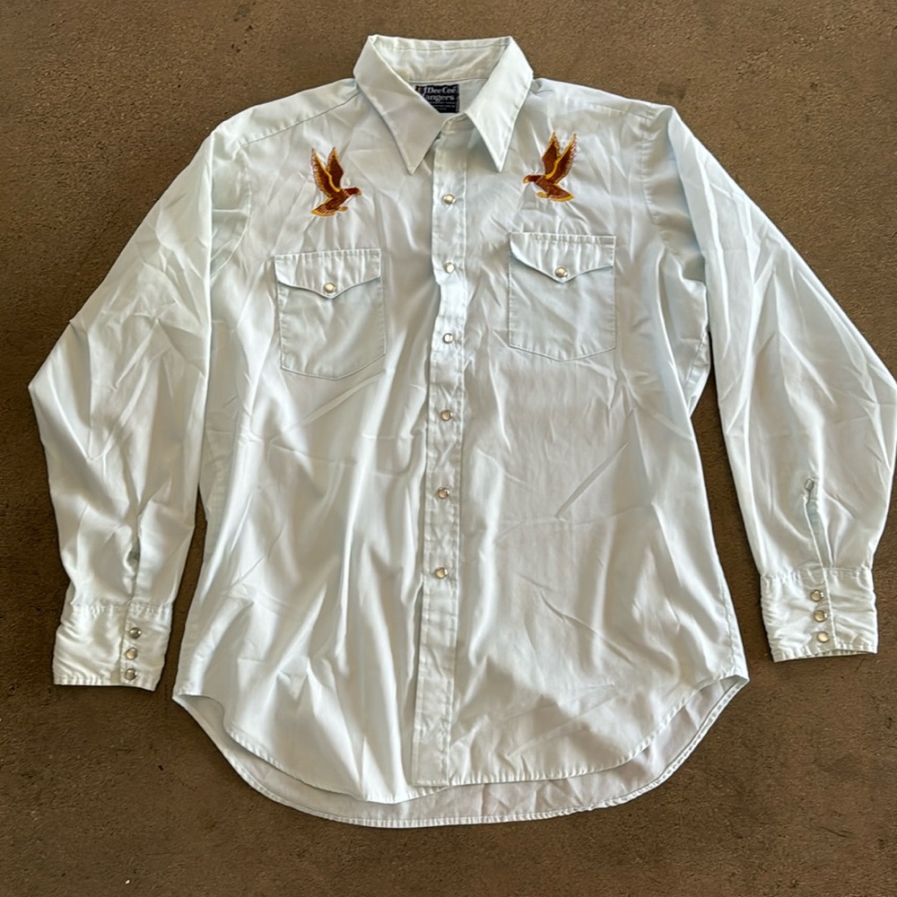 Light blue Western shirt